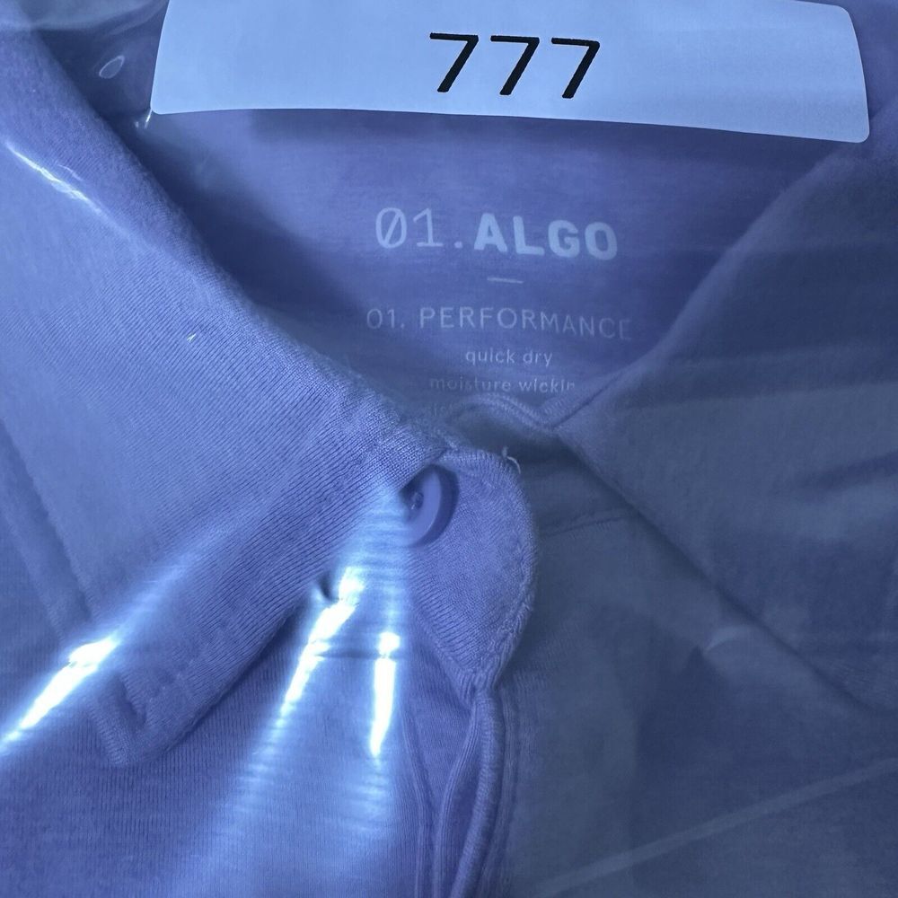 01.Algo‎ Performance Polo Shirt Quick Dry Odor Resistant Moisture Wicking 2XL - Picture 9 of 9